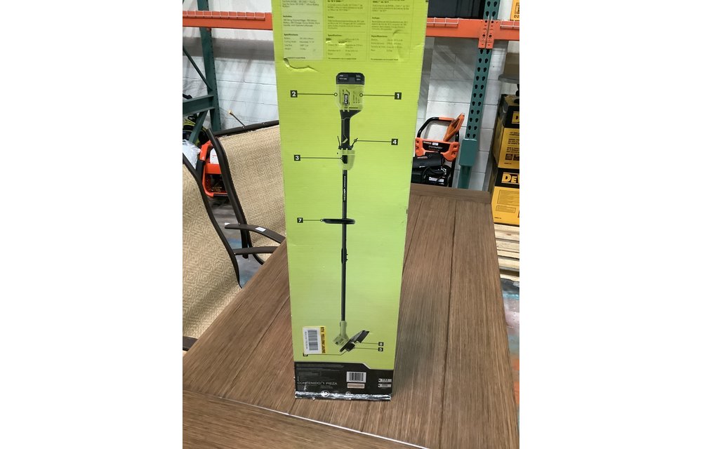 (New) RYOBI ONE+ HP 18V Brushless 13 in. Cordless Battery String Trimmer with 4.0 Ah Battery and Charger