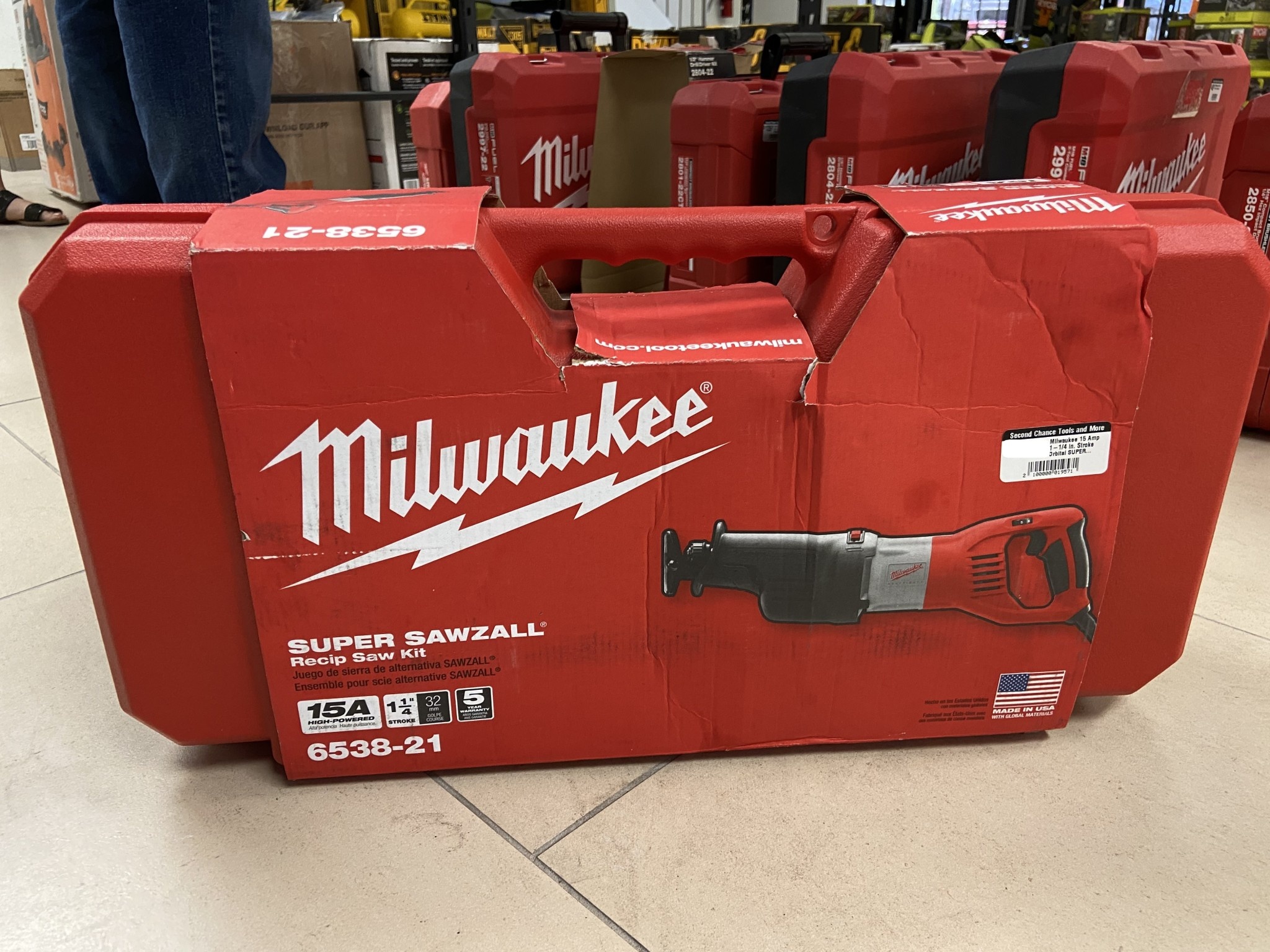Milwaukee 15 amp sawzall new arrivals