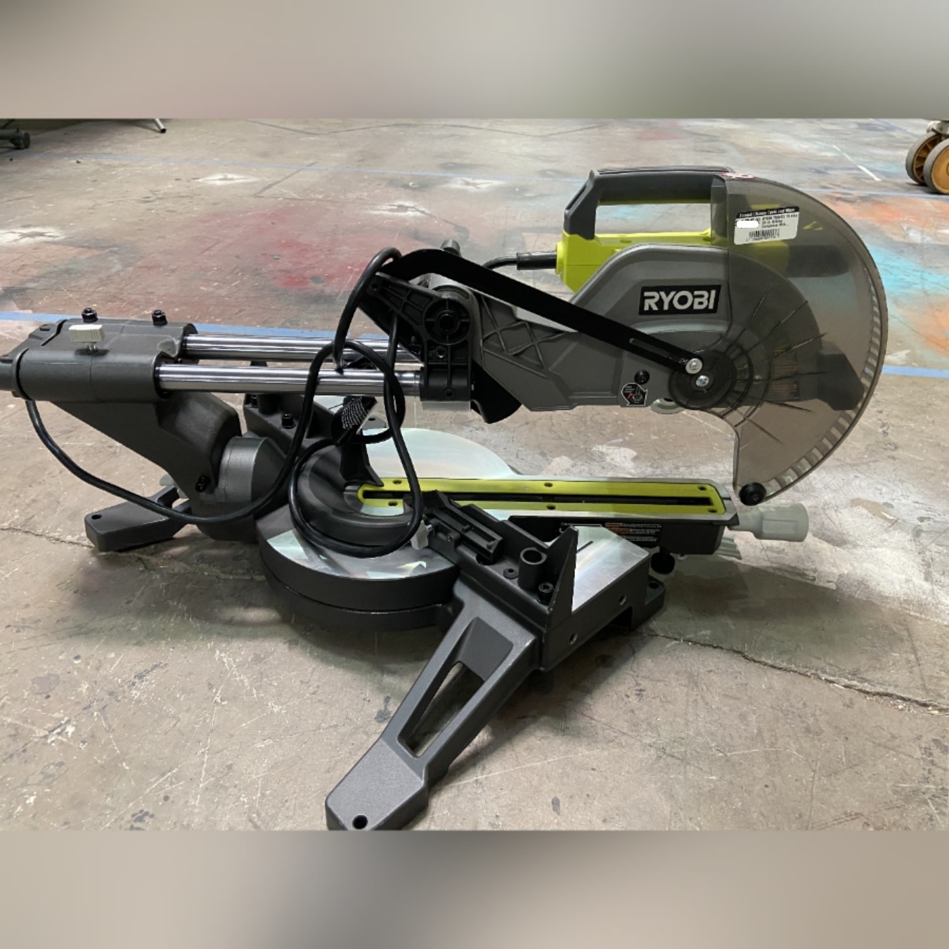 RYOBI TSS103 15 Amp 10 in. Sliding Compound Miter Saw with LED