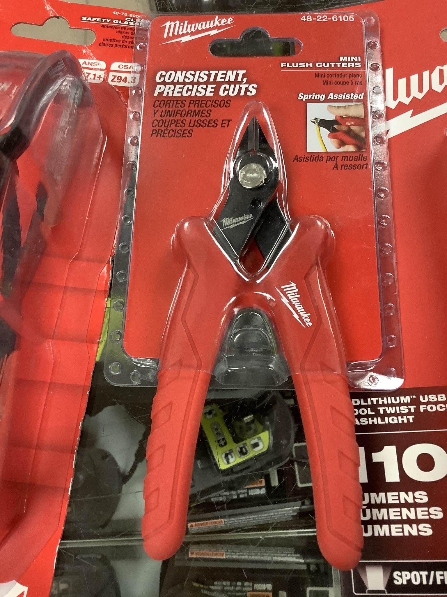 MILWAUKEE 4.75 in. Mini Flush Cutters Discount Depot