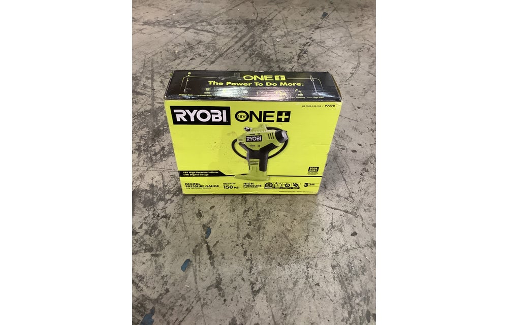 18-Volt ONE+ Lithium-Ion Cordless High Pressure Inflator with Digital –  Ryobi Deal Finders