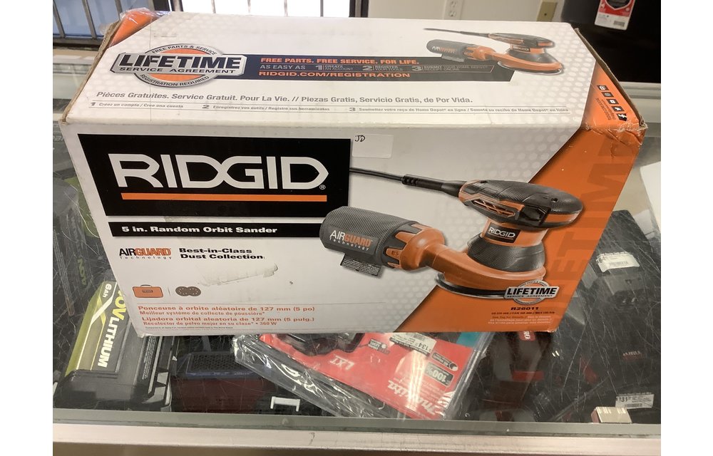ridgid orbital sander