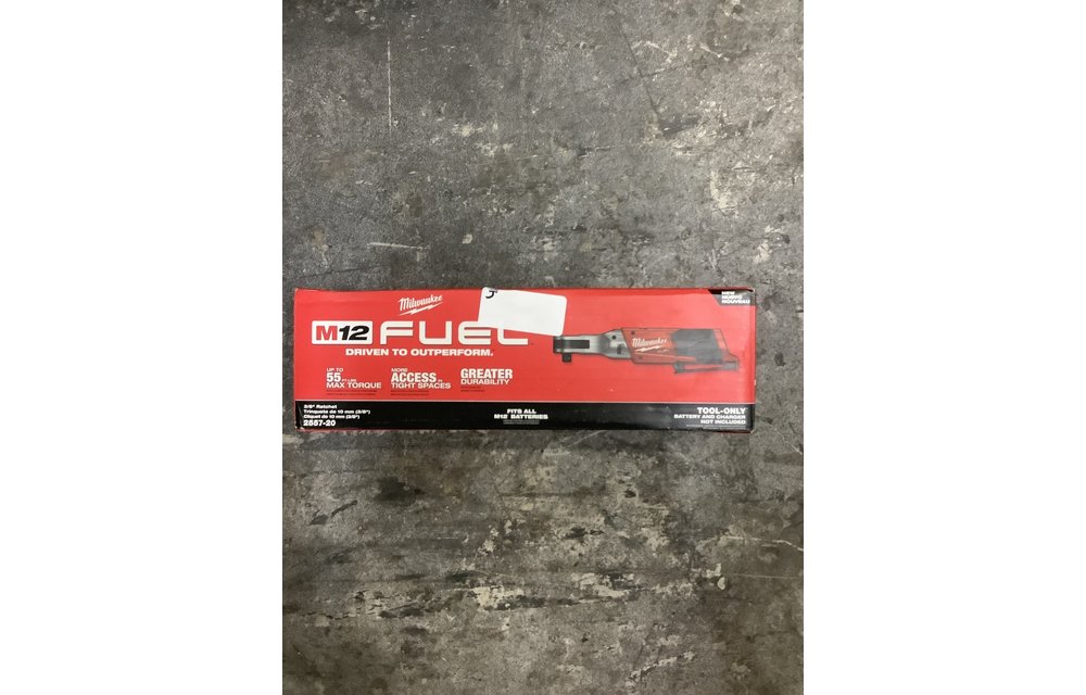 (New) Milwaukee M12 FUEL 12-Volt Lithium-Ion Brushless Cordless 3/8 in. Ratchet