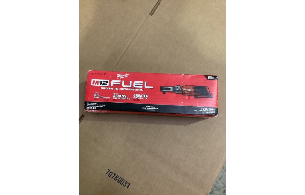 (New) Milwaukee M12 FUEL 12-Volt Lithium-Ion Brushless Cordless 3/8 in. Ratchet