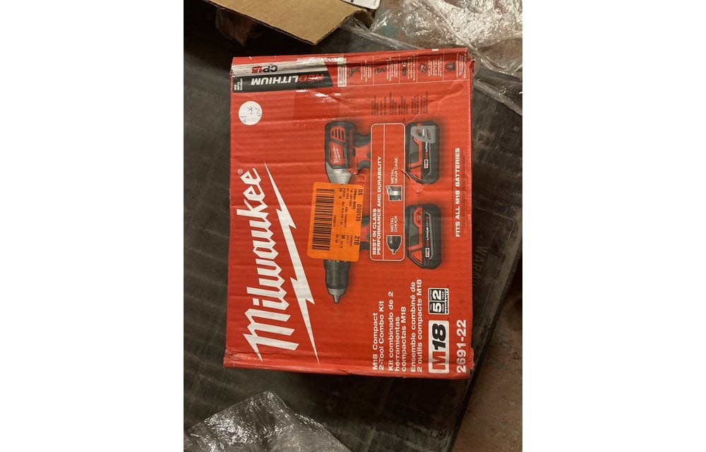 Used Like New) Milwaukee M18 18-Volt Lithium-Ion Cordless Drill Driver/Impact  Driver Combo Kit (2-Tool) W/ Two 1.5Ah Batteries, Charger Tool Bag  Discount Depot