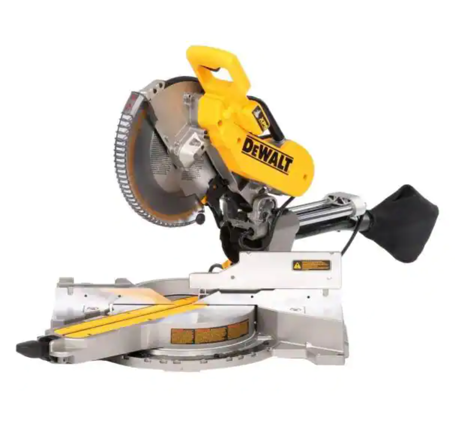 DEWALT 15 Amp Corded 12 in. Double Bevel Sliding Compound Miter Saw