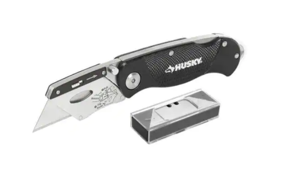 HUSKY Folding Lock-Back Utility Knife (New)