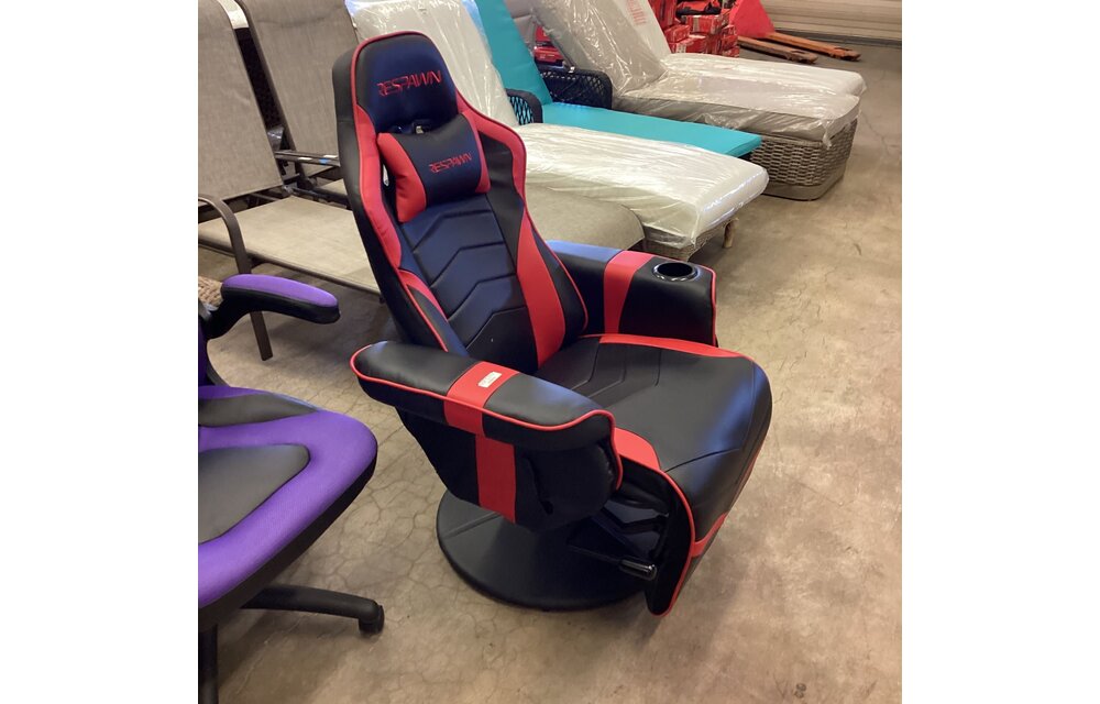 (New) Respawn 900 Racing Style Gaming Recliner, Reclining Gaming Chair, in Red (RSP-900-RED)