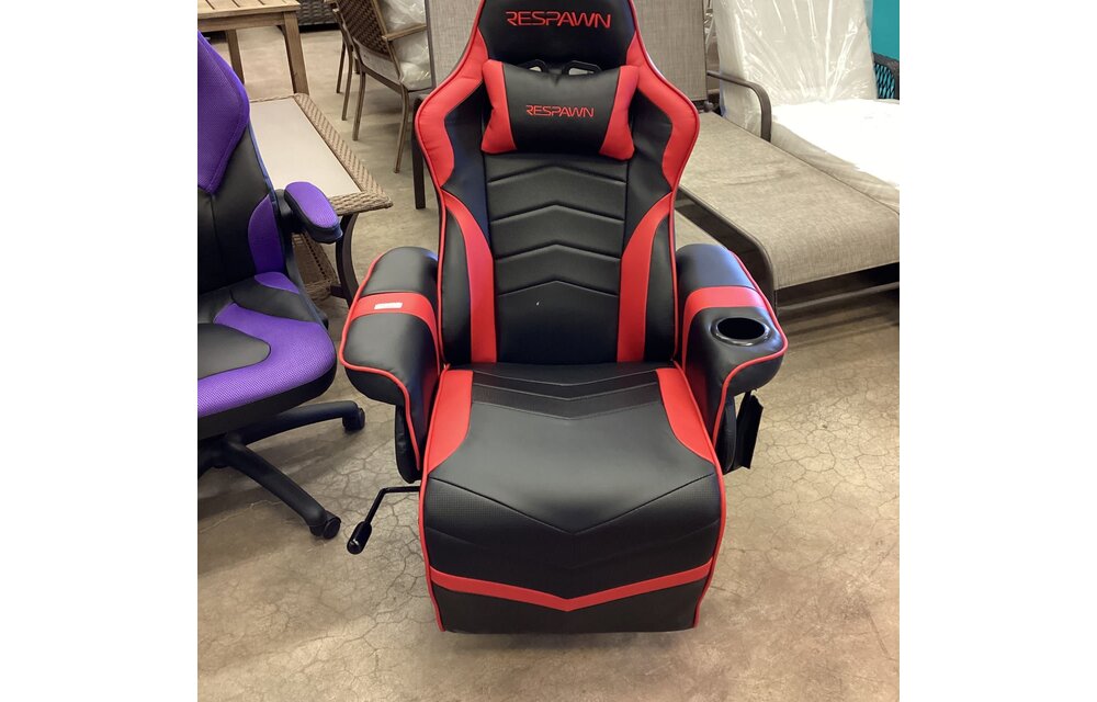 (New) Respawn 900 Racing Style Gaming Recliner, Reclining Gaming Chair, in Red (RSP-900-RED)