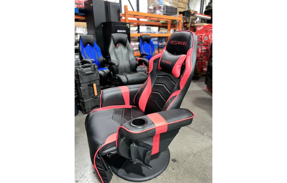 (New) Respawn 900 Racing Style Gaming Recliner, Reclining Gaming Chair, in Red (RSP-900-RED)