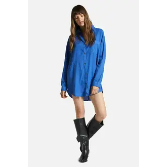 Brixton Brixton - Vintage Linen L/S Shirtdress
