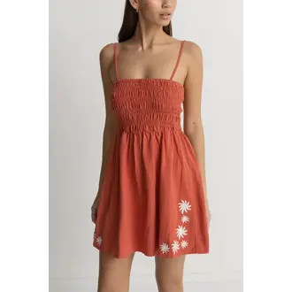 Rhythm Rhythm - Flora Smocked Mini Dress $104.99