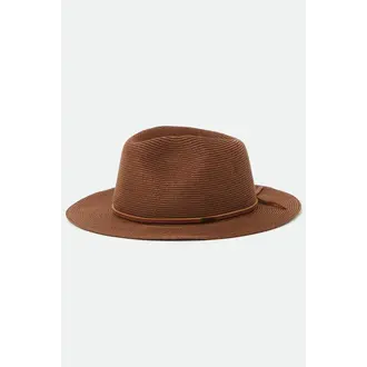 Brixton Brixton - Straw Wesley Packable Fedora 22
