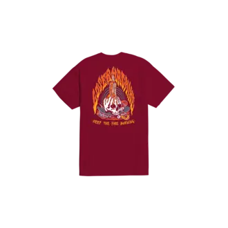 Loser Machine Loser Machine - On Fire Tee Burgundy