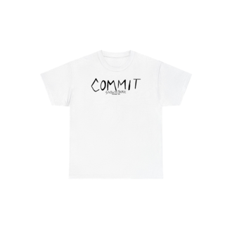 Commit Commit - Disposable Bones Tee White
