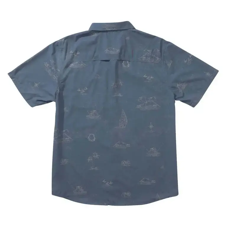 Salty Crew Salty Crew - Helmsman UV Button Up Bluefin