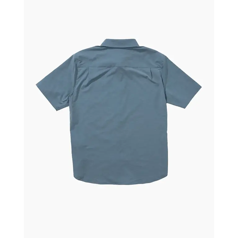 Salty Crew Salty Crew - Drifter UV Button UP Channel Blue