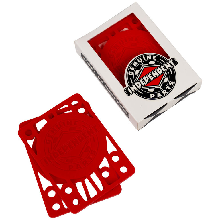 Independent Indy - Risers Red 1/8"