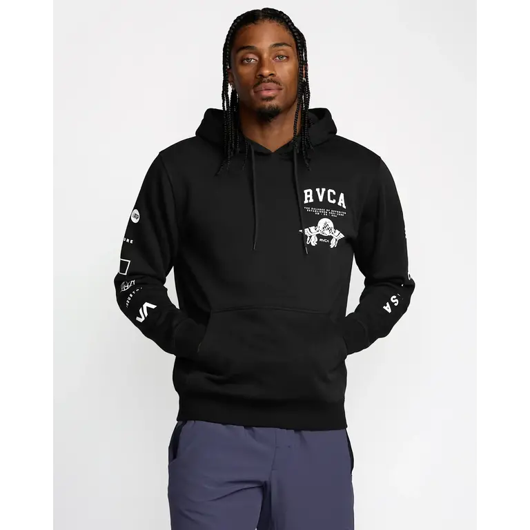 RVCA RVCA - Global Rank Hoodie Black