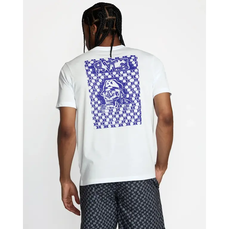 RVCA RVCA - Jesse Barba Skull Wall SS White