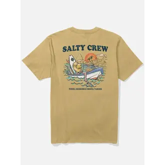 Salty Crew Salty Crew - Down Time SS Tee Mineral Yellow