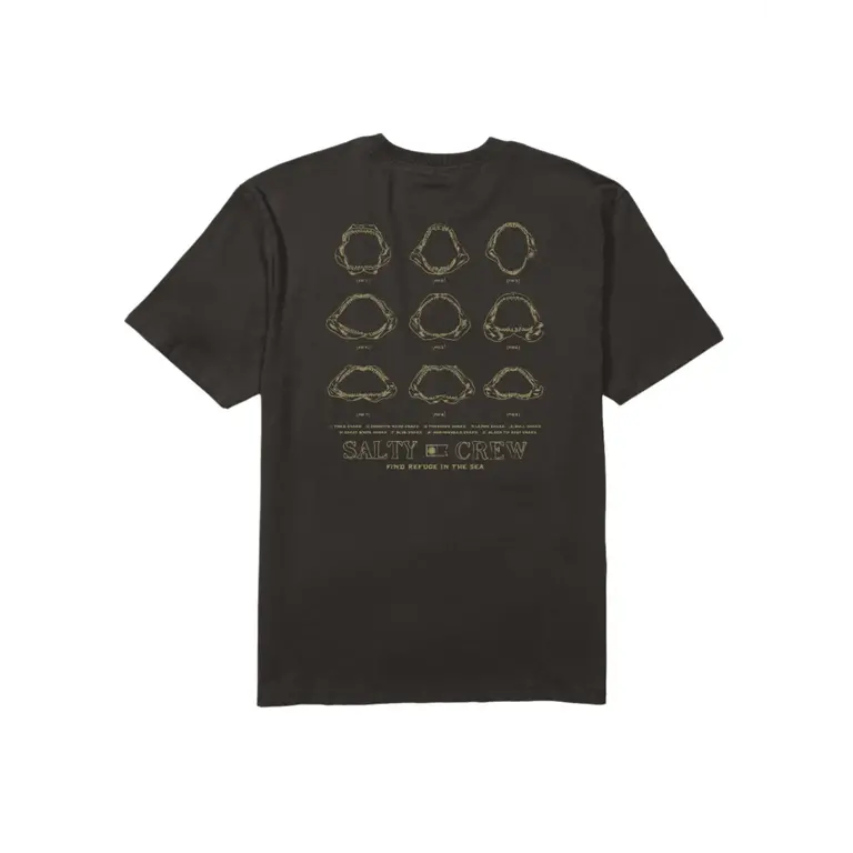Salty Crew Salty Crew - Jawbone Classic SS Tee Black