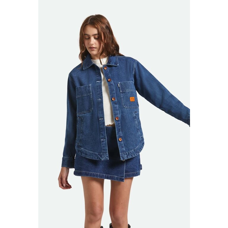 Brixton Brixton - Durham Shirt Jacket Rinse Denim