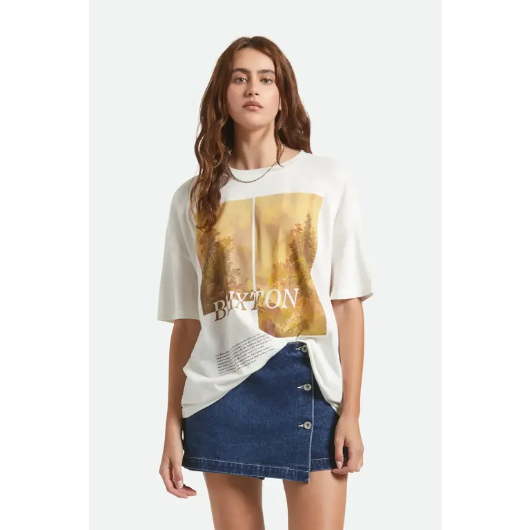 Brixton Brixton-Rocky Mountain  Oversized Boyfriend Tee