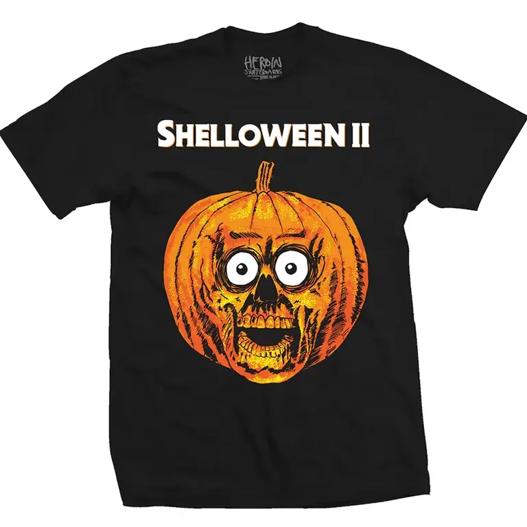 Heroin Skateboards Heroin - Shelloween  Black T-shirt