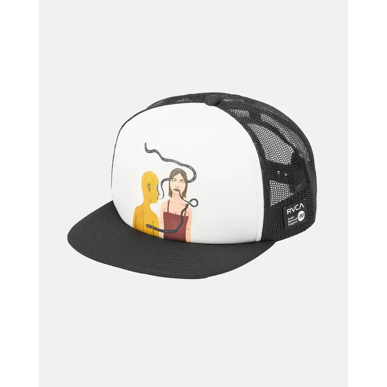 RVCA RVCA - Youre Still Here Foamy Trucker wht/blk