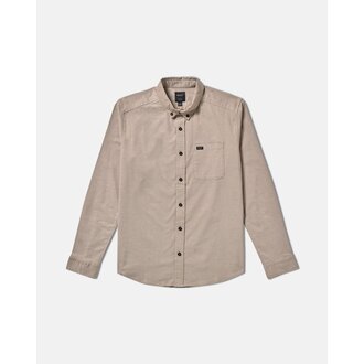 RVCA RVCA - Thatll Do Stretch Long Sleeve Woven Mushroom