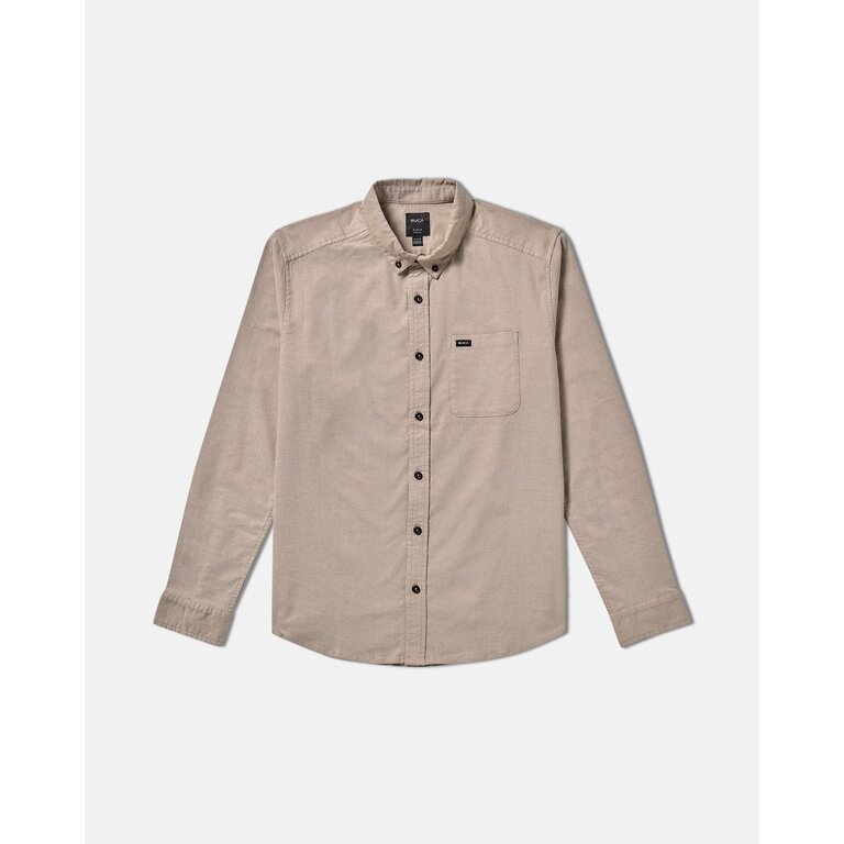 RVCA RVCA - Thatll Do Stretch Long Sleeve Woven Mushroom