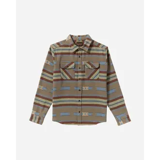 RVCA RVCA - Dayshift Blanket Flannel LS Mushroom