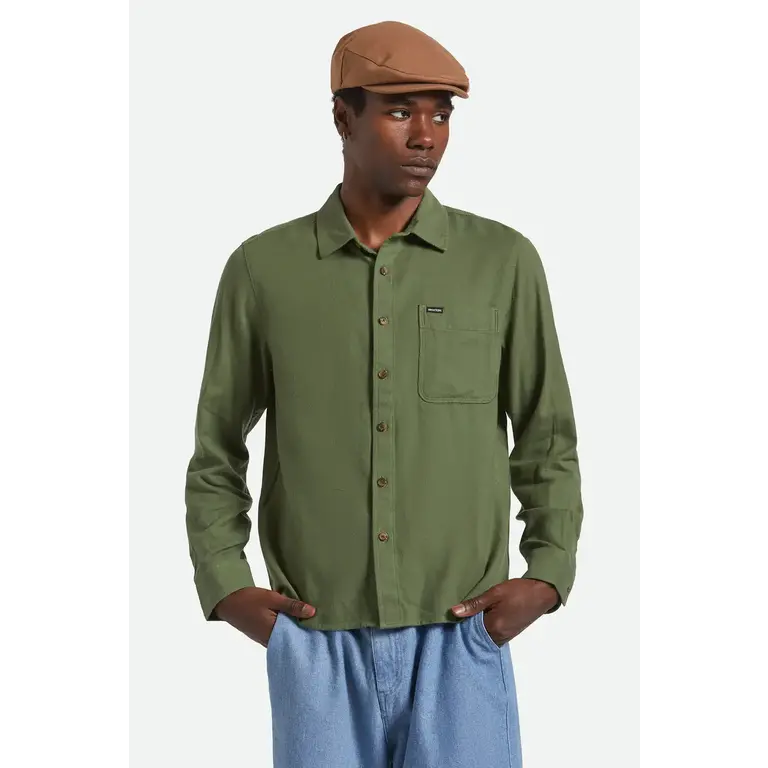 Brixton Brixton - Hastings Lightweight Flannel Wild Green