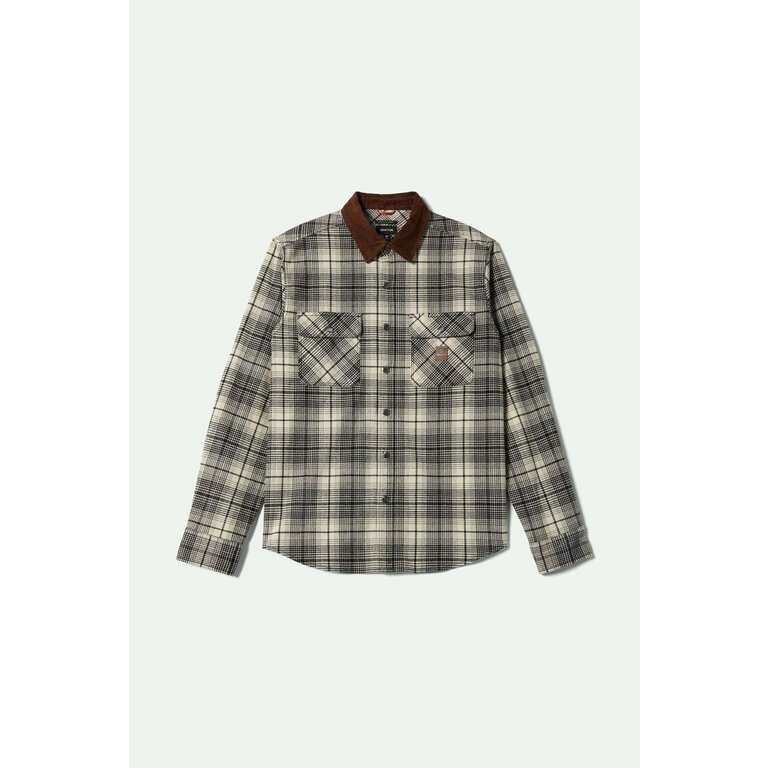Brixton Brixton - Builders Bowery Flannel Off White/Black