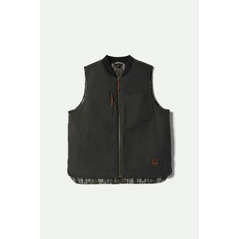 Brixton Brixton - Builders Abraham Rev Vest  Bark Camo
