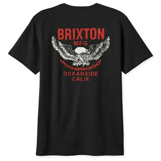 Brixton Brixton - Waller S/S SIT Black Worn Wash