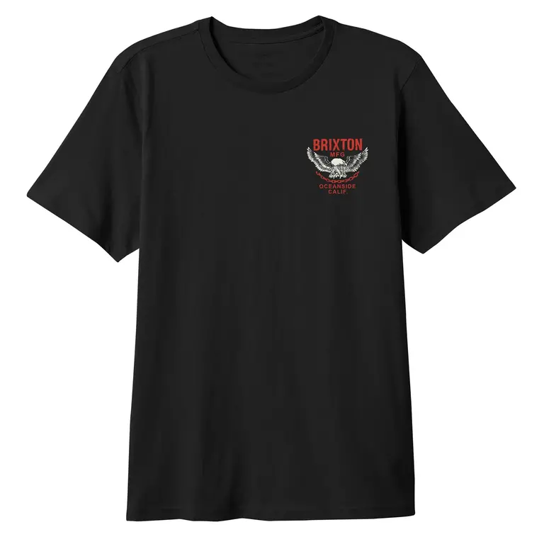 Brixton Brixton - Waller S/S SIT Black Worn Wash