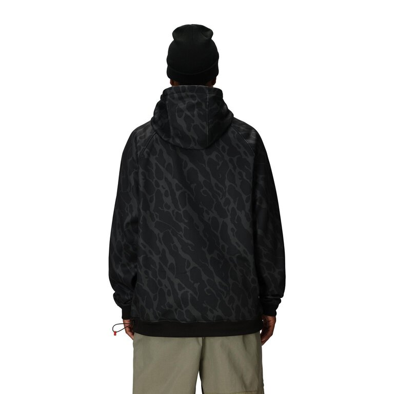 686 686 - Bonded Fleece Hoody Black Fracture Print