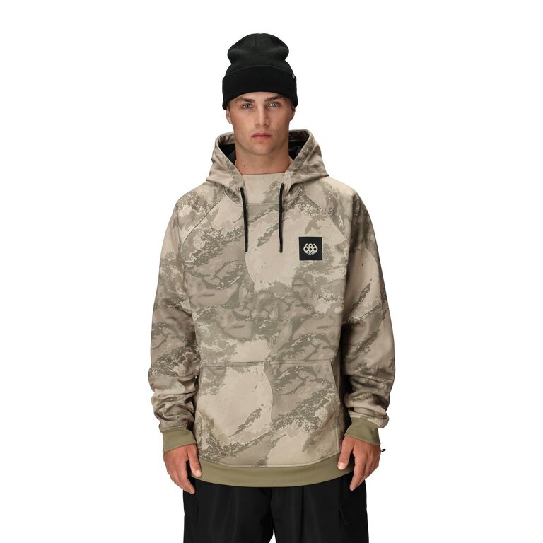 686 686 - Bonded Fleece Hoody Limestone Hemishpere Print