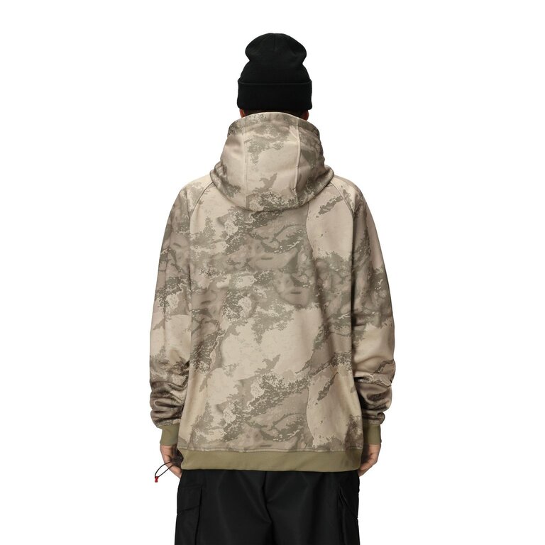 686 686 - Bonded Fleece Hoody Limestone Hemishpere Print