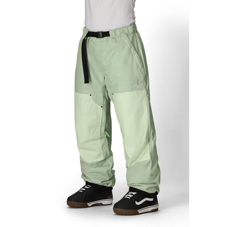 686 686 - Huf Double H Pant Green Colorblock