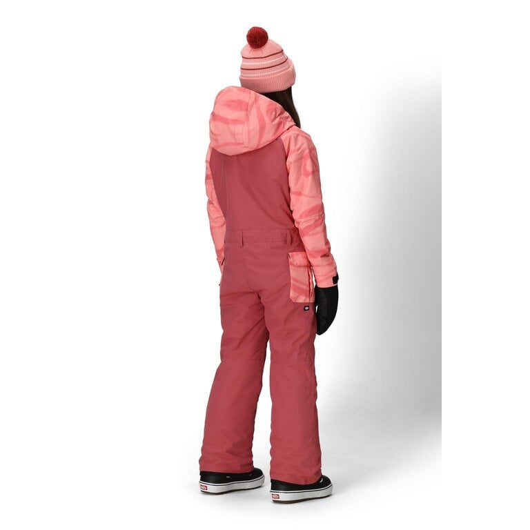 686 686 - Girls Shine Insulated One Piece Rosewood Colorblock