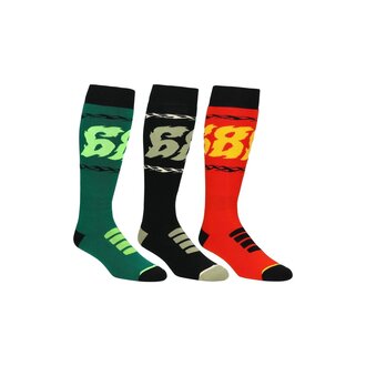 686 686 - Mens Flame Socks 3-Pack