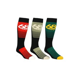 686 686 - Mens Moto Socks 3-Pack