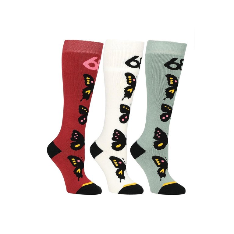 686 686 - Womens Butterfly Socks 3-Pack
