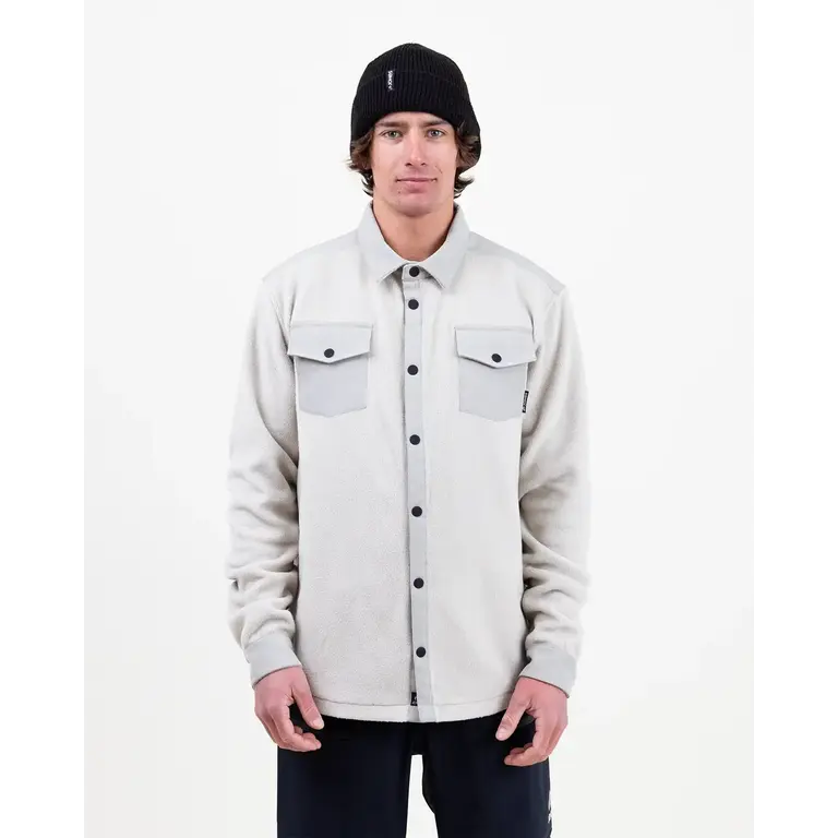 Jones Jones - December Recycled Fleece Smoke Grey