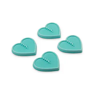 Crab Grab - Mini Hearts Baby Blue