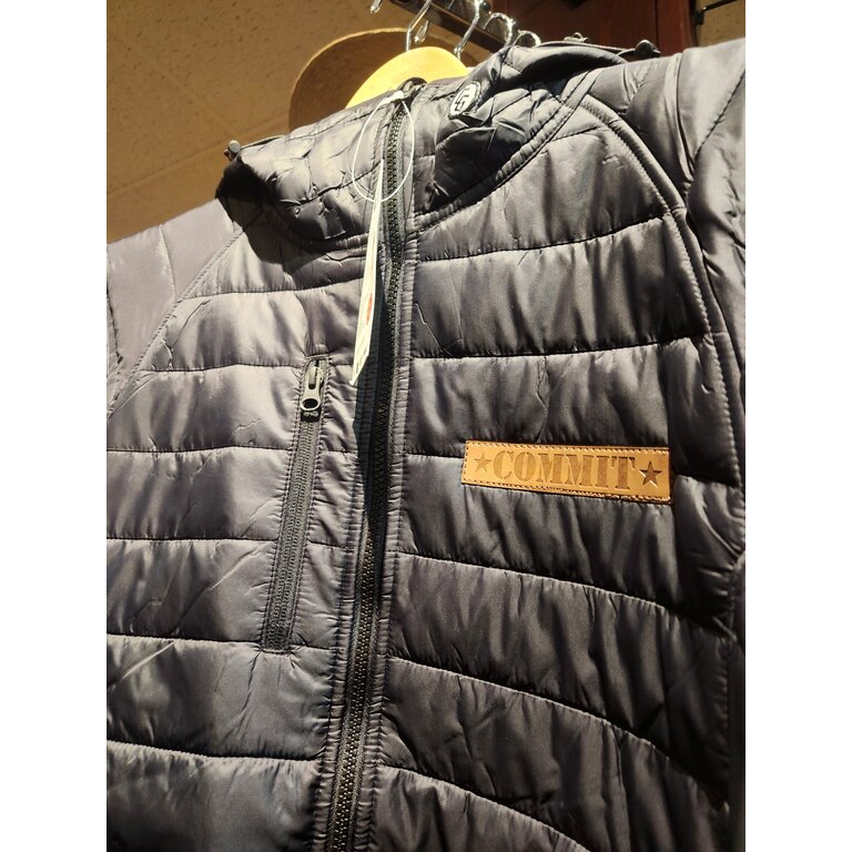 Candygrind Commit - Sleeping Bag Hoodie Black