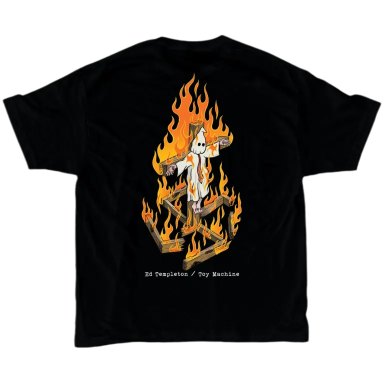 Toy Machine - Charred Cross Tee Black